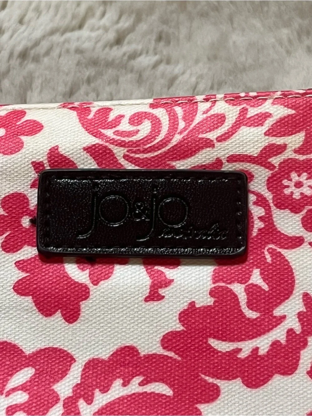 Pink Floral Makeup Organizer Pouch - Unbranded 02-21